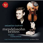 孟德爾頌&布列頓：小提琴協奏曲；柴可夫斯基：憂鬱小夜曲 / 賽巴斯汀‧波仁 (CD)