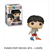 官方週邊商品 FUNKO POP! 防彈少年團 ROCKS: BTS [J-HOPE] 玩偶 公仔 (美國進口)