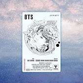 官方週邊商品 防彈少年團 BTS X T-MONEY 2代 透明交通卡 地鐵卡- [SUGA] (韓國進口版)