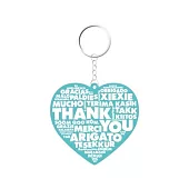 赤西仁周邊商品--愛心造型鑰匙圈 (綠色)