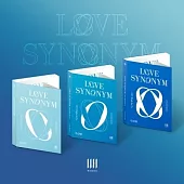 元虎 WONHO (MONSTA X) - LOVE SYNONYM #2 : RIGHT FOR US (1ST MINI ALBUM PART.2) 迷你一輯 第二章 (韓國進口版) 3版合購