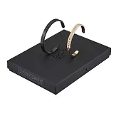 五月天生一對歌詞手環 玫瑰金 (女款) + 黑 (男款)