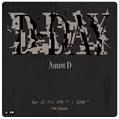 閔玧其 AGUST D (BTS/SUGA) - D-DAY 專輯 2版合購 (韓國進口版)