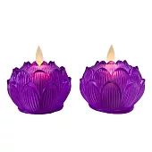 新韻傳音/充電款-祈願琉璃心燈【紫色】