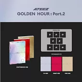 ATEEZ - 11TH MINI ALBUM GOLDEN HOUR : PART.2 DG版 八版合購 (韓國進口版)