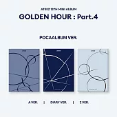 ATEEZ - [GOLDEN HOUR PART.4] 迷你十三輯 POCA隨機版 (韓國進口版)