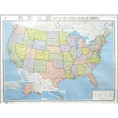 美國地圖 1︰4800000