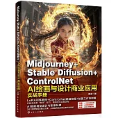 Midjourney+Stable Diffusion+ControlNet AI繪畫與設計商業應用實戰手冊