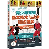 青少年籃球基本技術與戰術訓練圖解(視頻學習版)