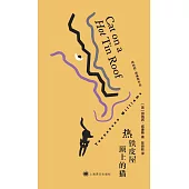 熱鐵皮屋頂上的貓