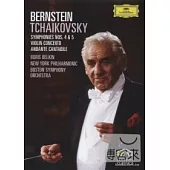 柴可夫斯基：第四、五號交響曲、小提琴協奏曲 DVD