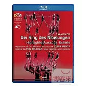 華格納：尼布隆根指環 (精選) / 祖賓.梅塔(指揮)西班牙瓦倫西亞歌劇院管弦樂團 (藍光BD)