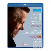 馬勒：第二號交響曲「復活」、紀錄片「音樂是來自心與靈魂的語言」/楊頌斯(指揮)阿姆斯特丹皇家大會堂管弦樂團、尼德蘭廣播合唱團 (藍光BD)