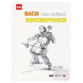 巴哈 無伴奏大提琴組曲 II 羅斯托波維奇 大提琴演奏 DVD
