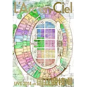 彩虹樂團 / L’Arc~en~Ciel LIVE 2014 at 國立競技場 (進口2DVD+2CD+USB盤)