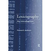 Lexicography: An Introduction