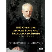 1812 Overture, Marche Slave, Francesca Da Rimini in Full Score
