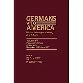 Germans to America: Lists of Passengers Arriving at U.S. Ports January 1850-May 1851