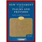 KJV New Testament with Psalms and Proverbs Tan Flexisoft, Magnetic closure