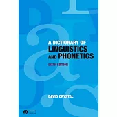 A Dictionary of Linguistics and Phonetics