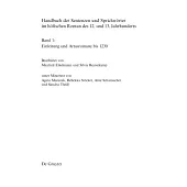 Handbuch Der Sentenzen Und Sprichw�rter Im H�fischen Roman Des 12. Und 13. Jahrhunderts, Band 1, Artusromane Bis 1230