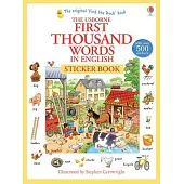 1000個英語單字貼紙書 First Thousand Words in English Sticker book