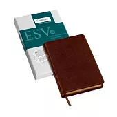 The Holy Bible: English Standard Version, Brown, Calf Split Leather, Pitt Minion Edition