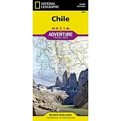 National Geographic Chile : South America: Adventure Travel Map