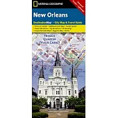 National Geographic Destination City Map New Orleans
