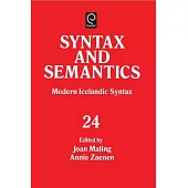 Modern Icelandic Syntax and Semantics