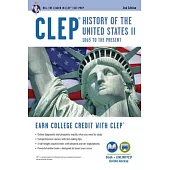 CLEP(R) History of the U.S. II Book + Online