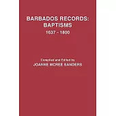 Barbados Records: Baptisms, 1637-1800