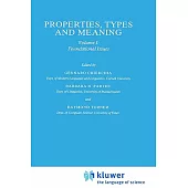 Properties, Types and Meaning: Volume I: Foundational Issues