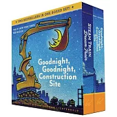 Goodnight, Goodnight, Construction Site and Steam Train, Dream Train Board Books Boxed Set (Board Books for Babies, Preschool Books, Picture Books for