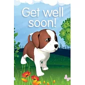 Deep Blue Get Well Postcard