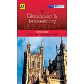 Aa Gloucester & Tewkesbury Leisure Map