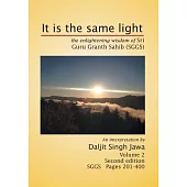 It Is the Same Light: The Enlightening Wisdom of Sri Guru Granth Sahib (Sggs)