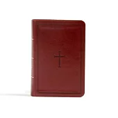 Holy Bible: Christian Standard Bible, Reference Bible, Brown Leathertouch, Large Print, Compact