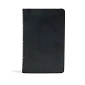 The Holy Bible: Christian Standard Bible, Black Leathertouch, Personal Size Reference Bible