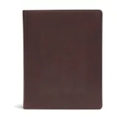 The Notetaking Bible: Christian Standard Bible, Brown, Genuine Leather over Board