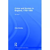 Crime and Society in England, 1750-1900