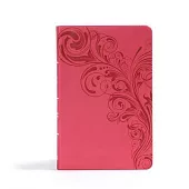 Holy Bible: Christian Standard Bible, Ultrathin Reference Bible, Pink Leathertouch, Indexed