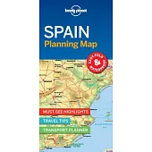 Lonely Planet Spain Planning Map