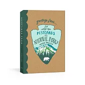 Greetings from: 24 Vintage-Style Postcards of National Parks Across America