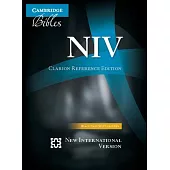 Holy Bible: Niv Clarion Reference Bible, Black Calf Split Leather, Ni484:x