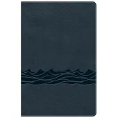 Fisher of Men Bible: Christian Standard Bible, Navy, Leathertouch
