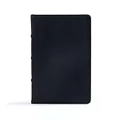 Holy Bible: Christian Standard Bible, Ultrathin Reference Bible, Black Premium Goatskin