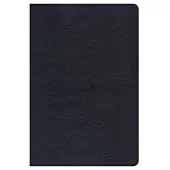 Holy Bible: Christian Standard Bible, Ultrathin Reference Bible, Black Premium Goatskin, Black Letter Edition