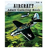 Aircraft Adult Coloring Book