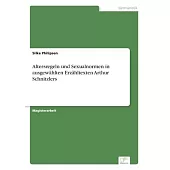 Altersregeln und Sexualnormen in ausgewählten Erzähltexten Arthur Schnitzlers
